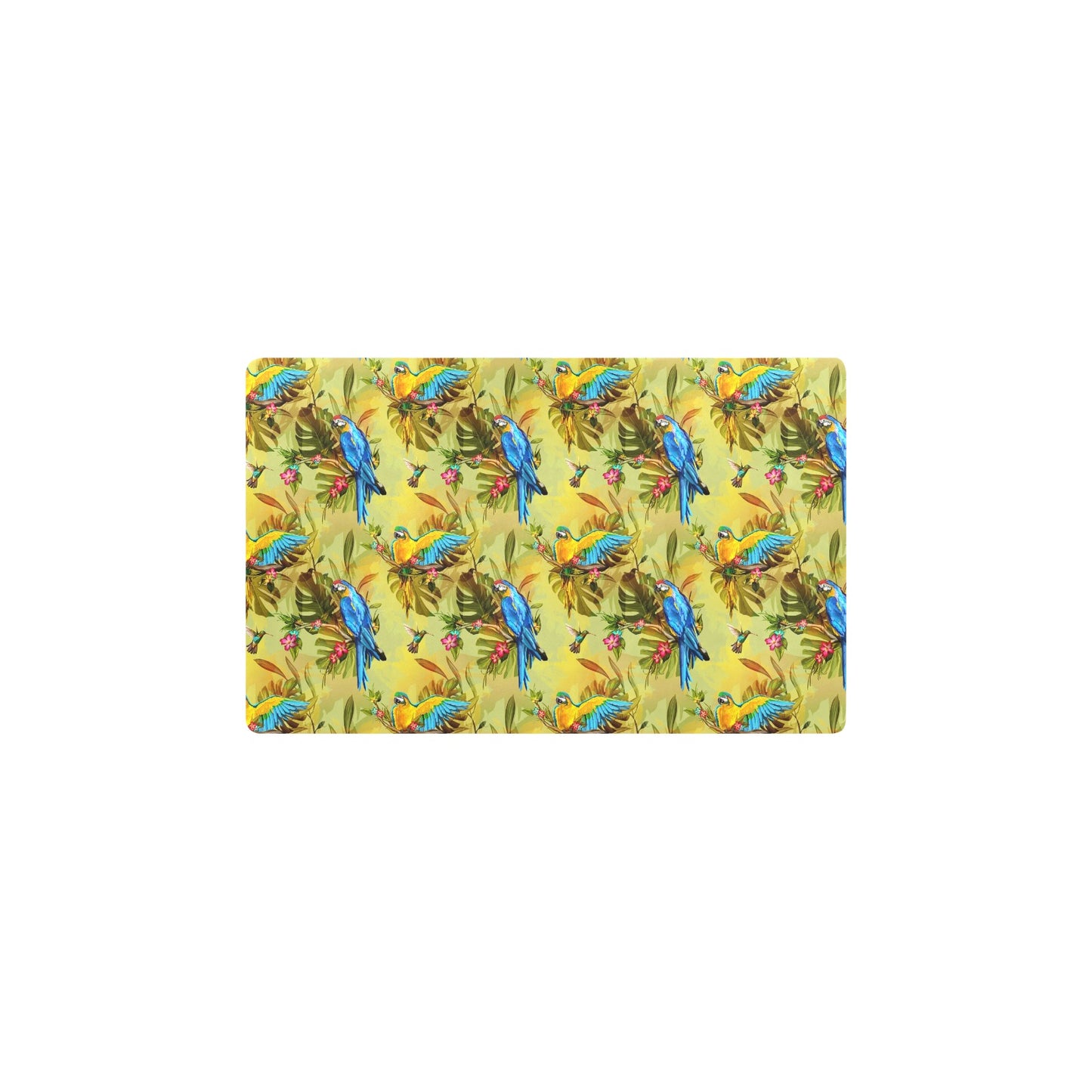 Parrot Pattern Print Design A02 Kitchen Mat