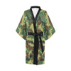 ACU Army Digital Pattern Print Design 02 Women's Short Kimono