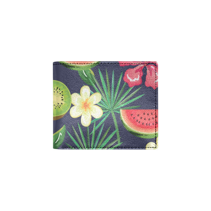 Tropical Fruits Pattern Print Design TF05 Men's ID Card Wallet