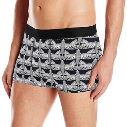 Flying Fish Pattern Print Design 03 Men's Boxer Briefs