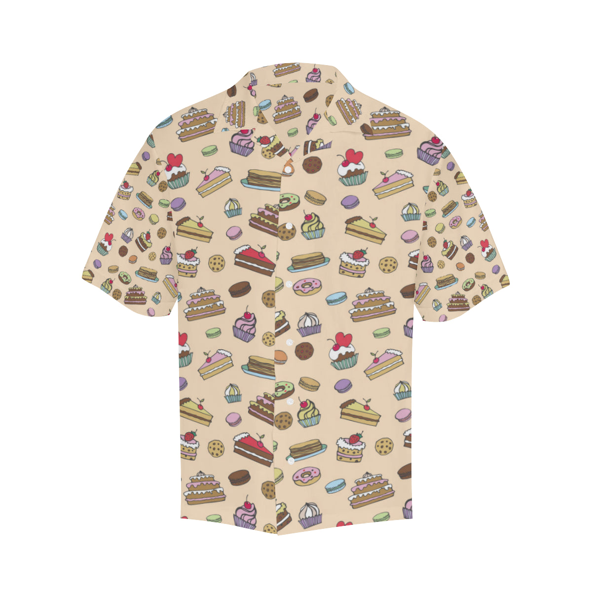 Cake Pattern Print Design 03 Men's Hawaiian Shirt