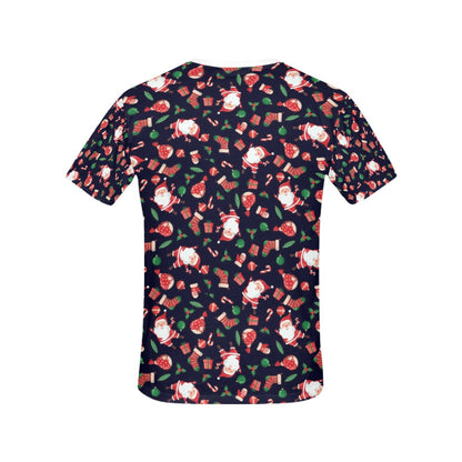 Santa Christmas Themed Print Design LKS304 Women's  T-shirt
