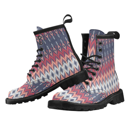 Ikat Print Design LKS401 Women's Boots