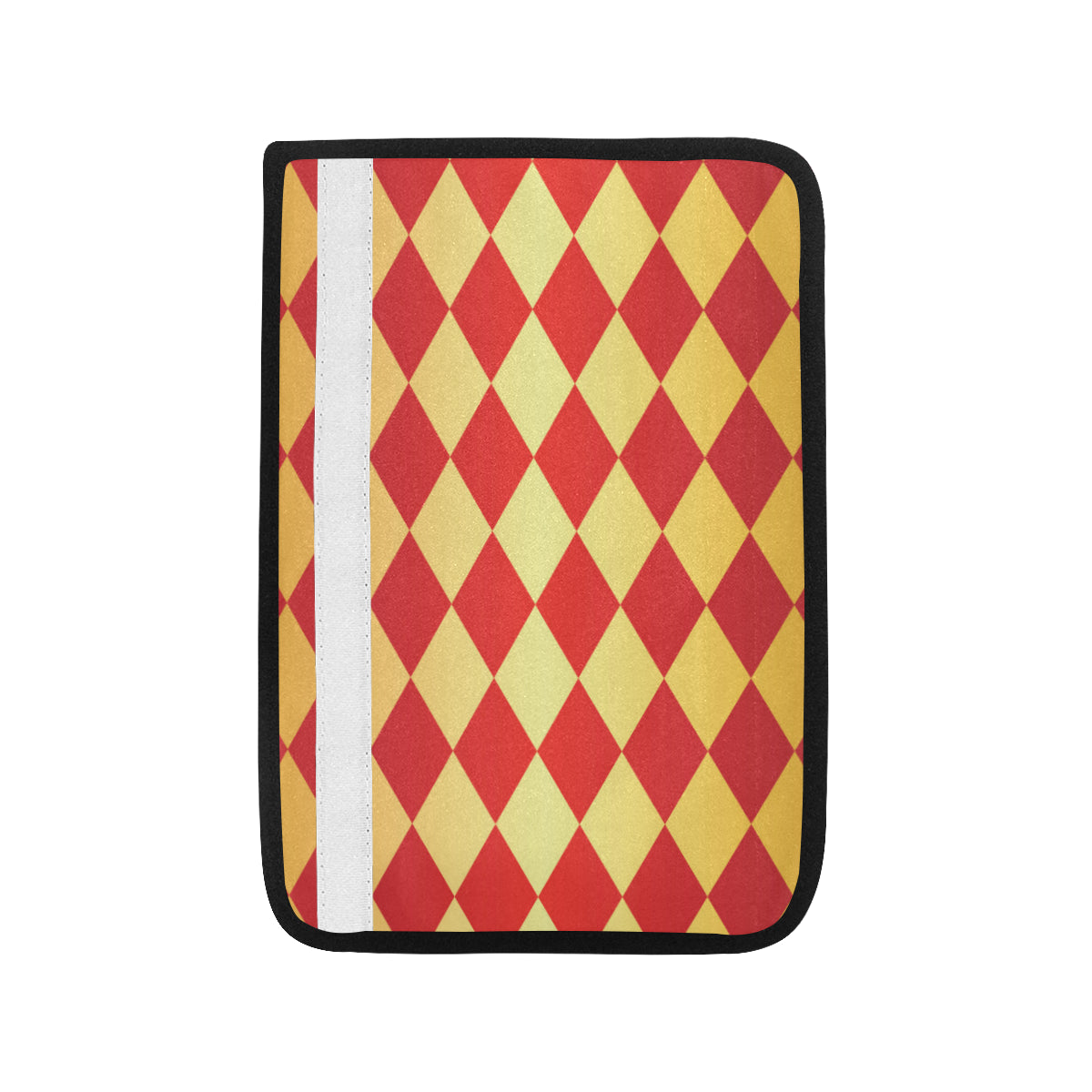 Harlequin Pattern Print Design 03 Car Seat Belt Cover