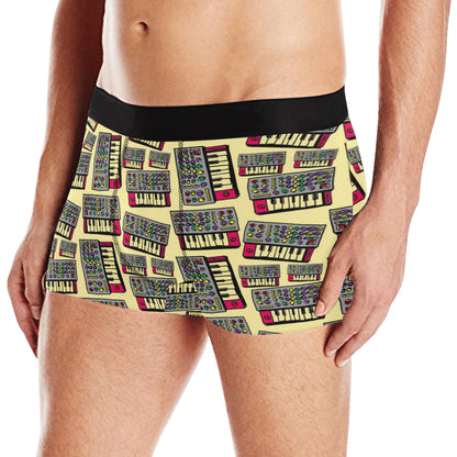 Synthesizer Pattern Print Design 01 Men's Boxer Briefs