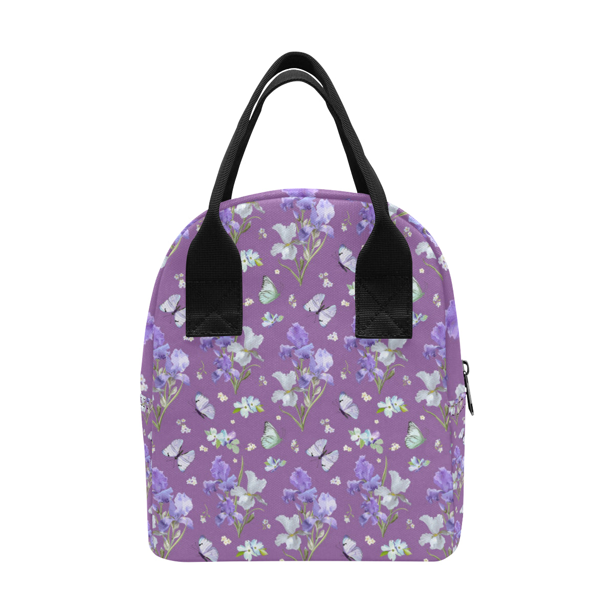 Iris Pattern Print Design IR09 Insulated Lunch Bag