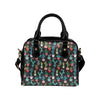 Cactus Pattern Print Design 02 Shoulder Handbag