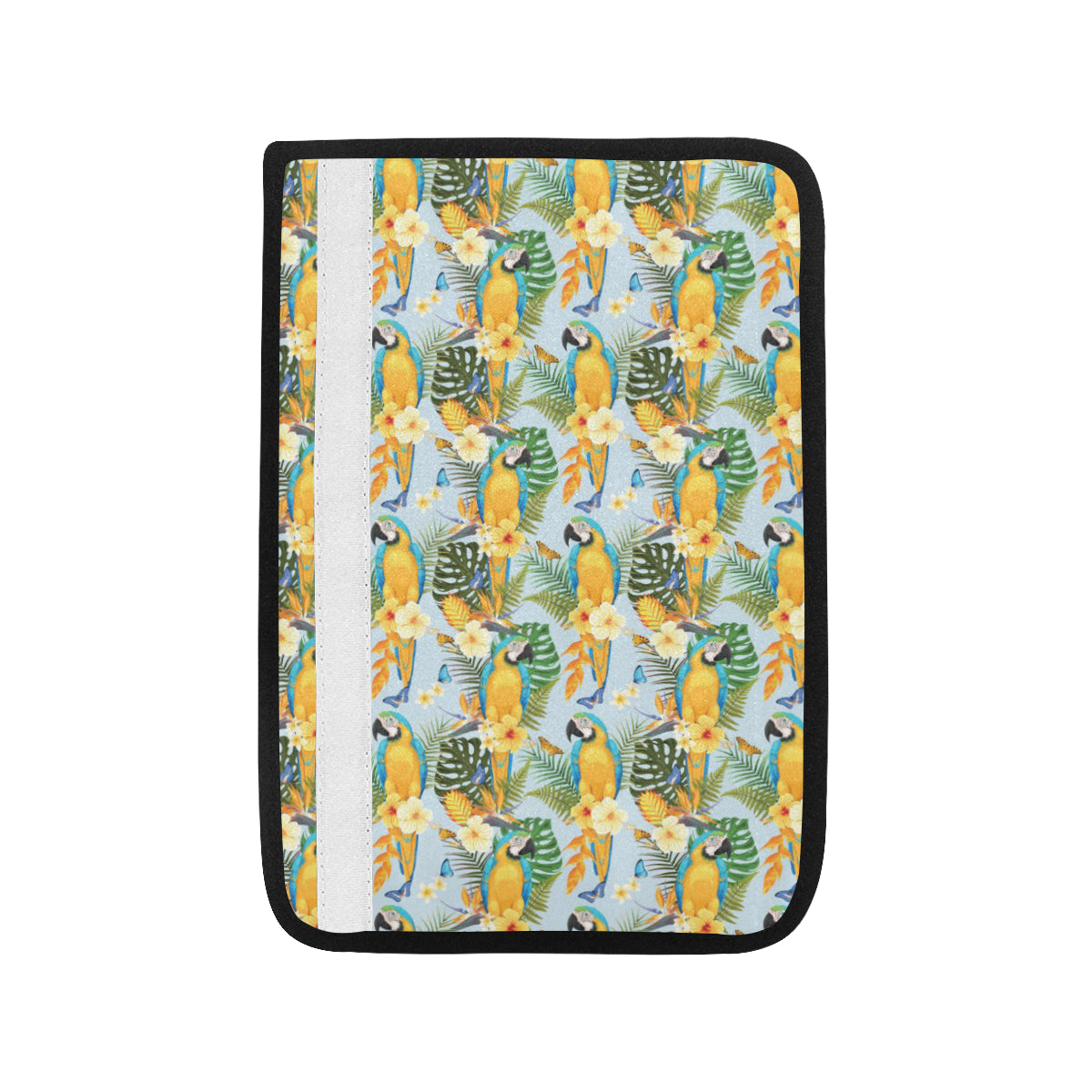 Parrot Pattern Print Design A04 Car Seat Belt Cover