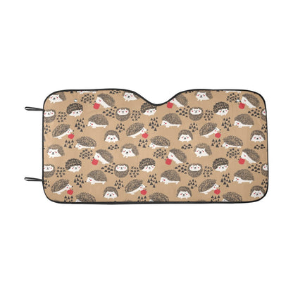 Hedgehog Print Design LKS403 Car front Windshield Sun Shade