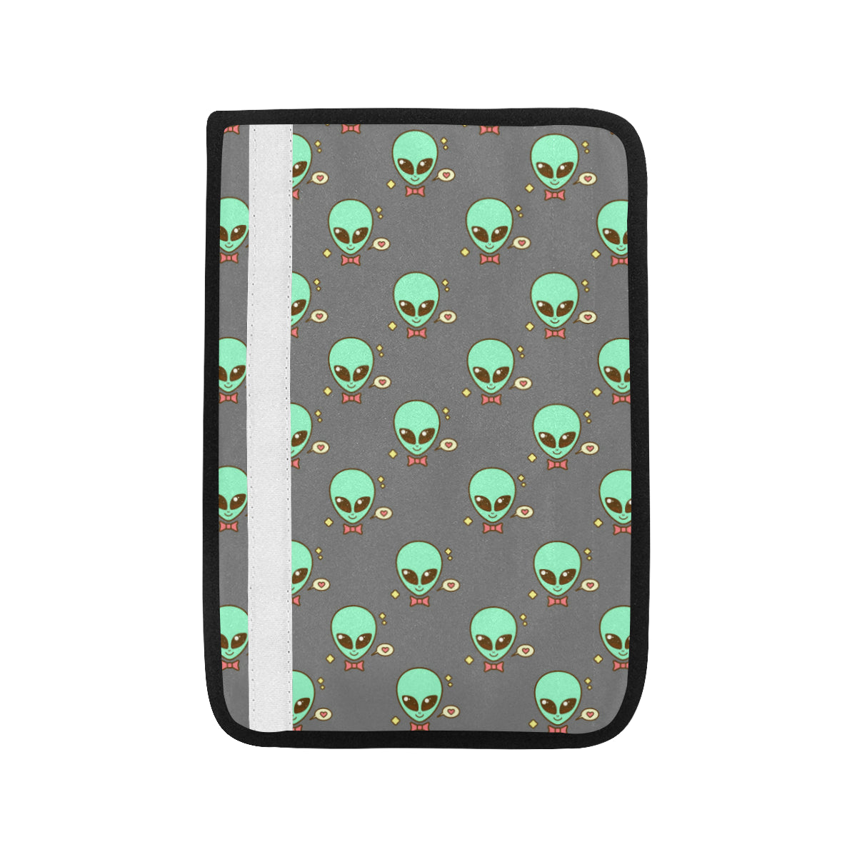 Alien Pattern Print Design 02 Car Seat Belt Cover