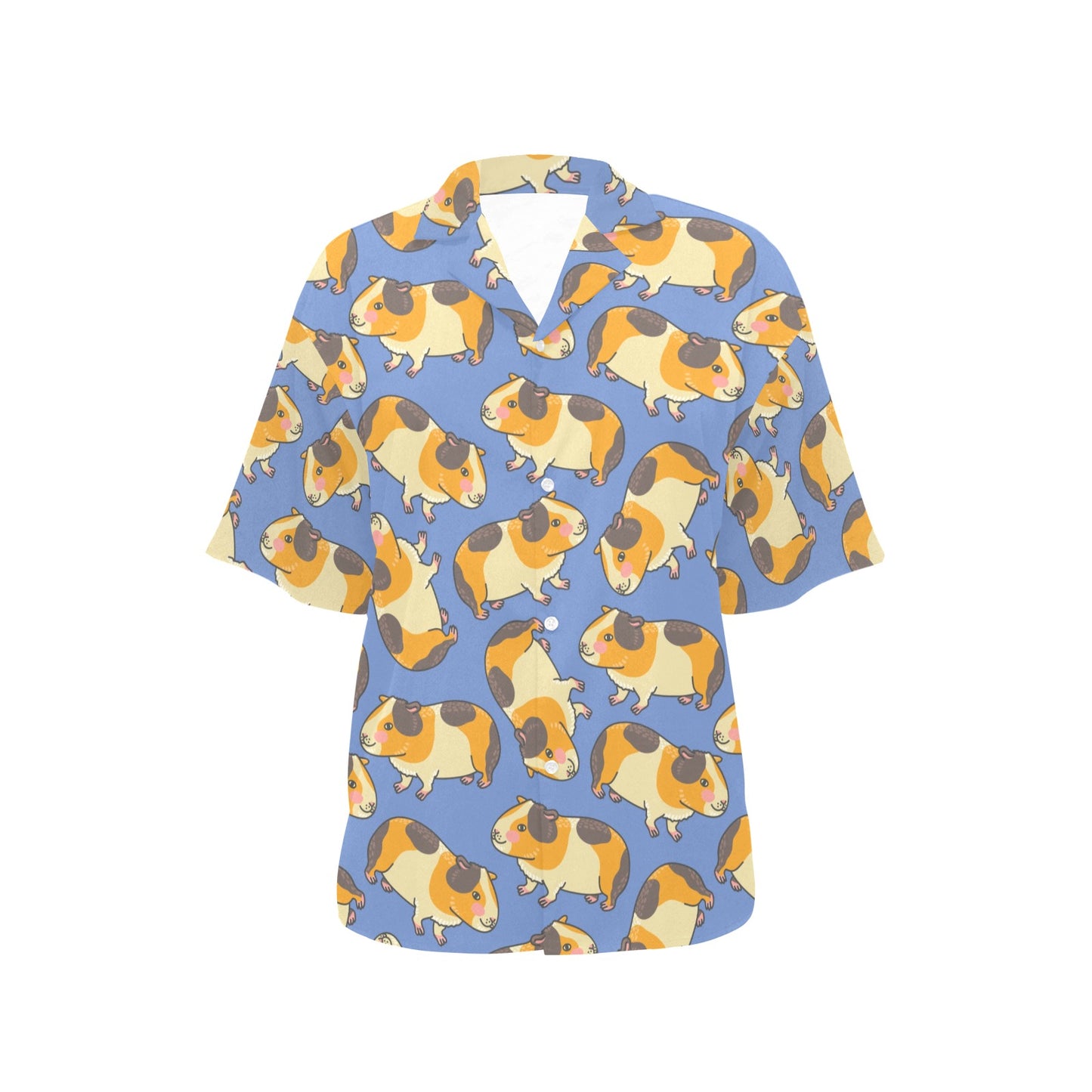 Guinea Pig Pattern Print Design 01 Women's Hawaiian Shirt