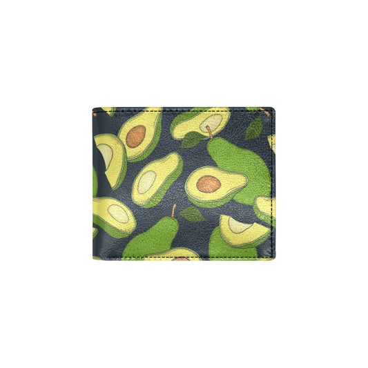 Avocado Pattern Print Design AC013 Men's ID Card Wallet