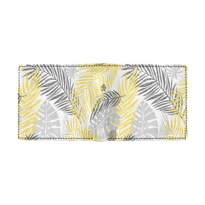 Palm Leaves Pattern Print Design PL012 Men's ID Card Wallet