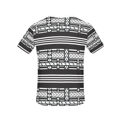 Samoan Tattoo Print Design LKS304 Women's  T-shirt