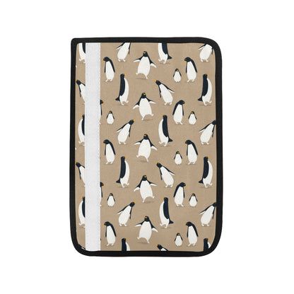 Penguin Pattern Print Design A01 Car Seat Belt Cover