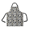 Daisy Pattern Print Design 02 Apron with Pocket