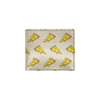 Pizza Pattern Print Design A04 Men's ID Card Wallet