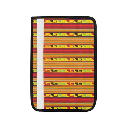 Mexican Blanket Ornament Print Pattern Car Seat Belt Cover