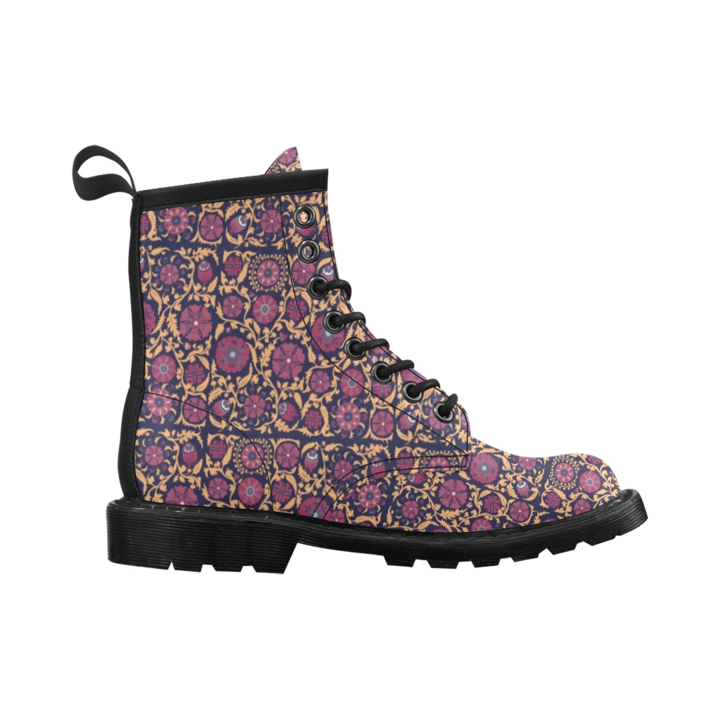 Suzani Print Design LKS303 Women's Boots