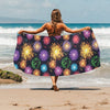 Firework Print Design LKS305 Beach Towel 32" x 71"