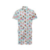 Cupcakes Fancy Heart Print Pattern Men's Romper