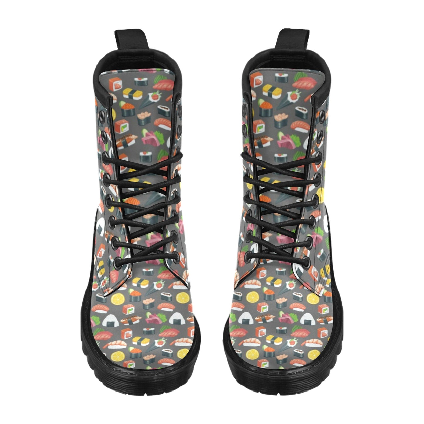 Sushi Pattern Print Women's Boots