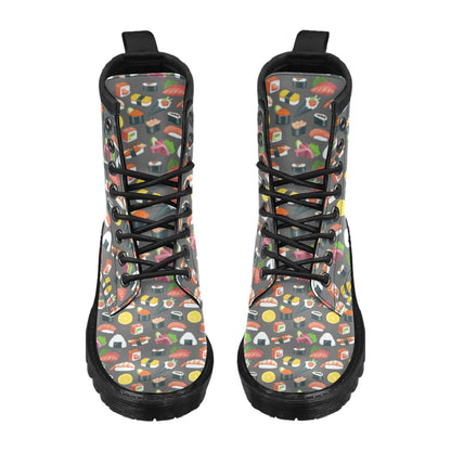 Sushi Pattern Print Women's Boots
