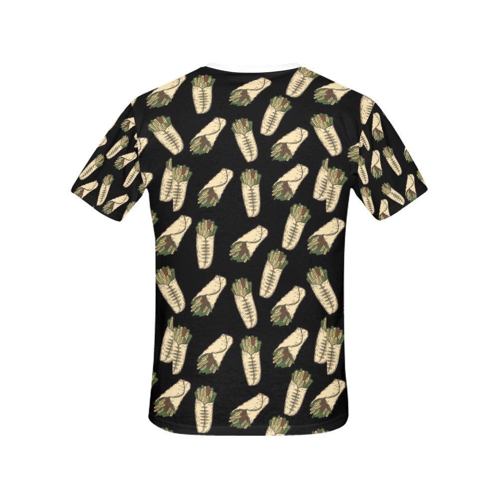 Burrito Print Design LKS303 Women's  T-shirt