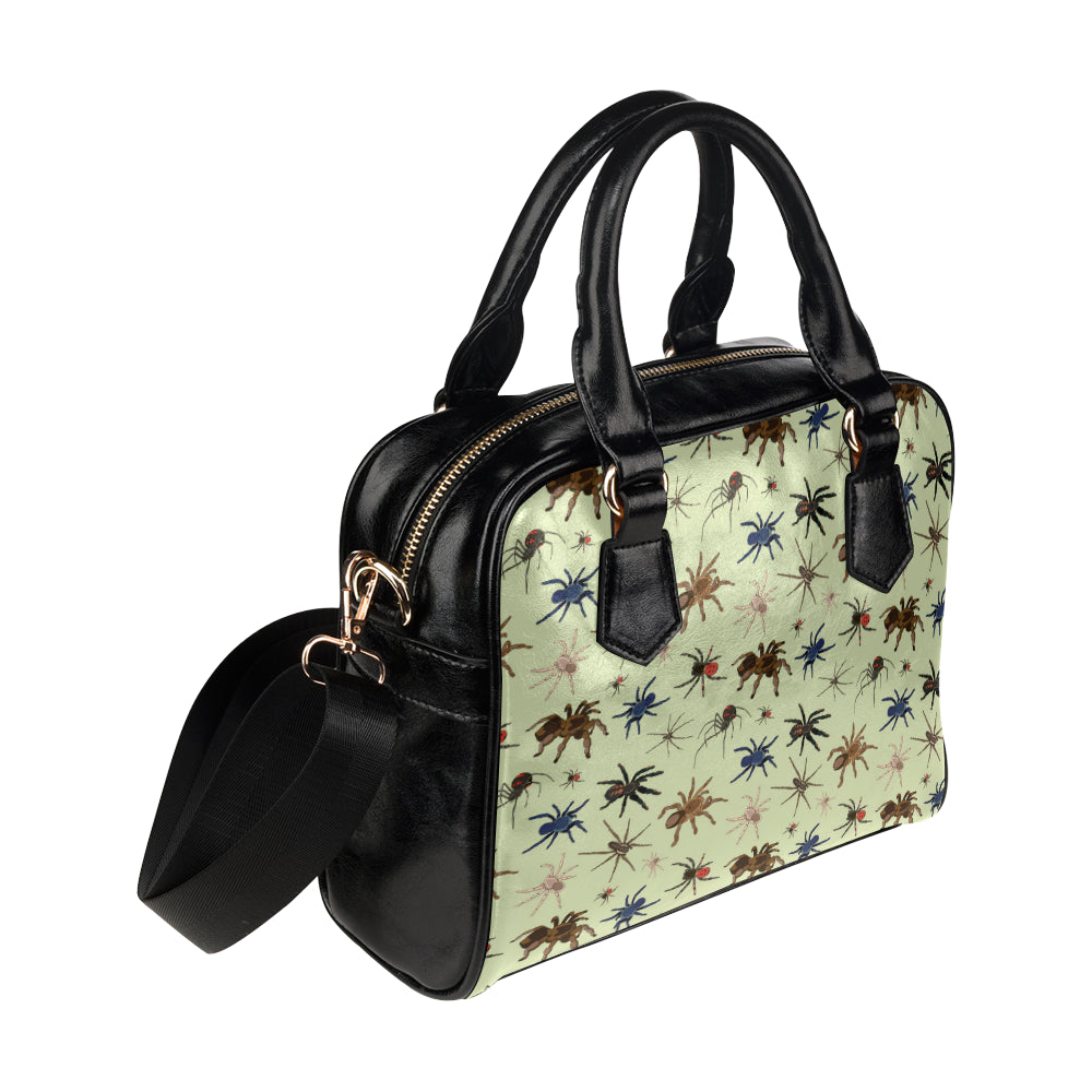 Tarantula Pattern Print Design 02 Shoulder Handbag