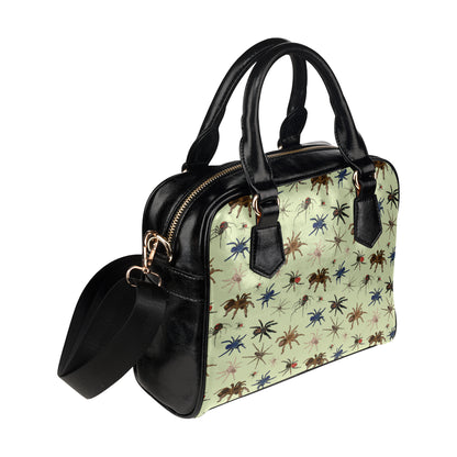 Tarantula Pattern Print Design 02 Shoulder Handbag