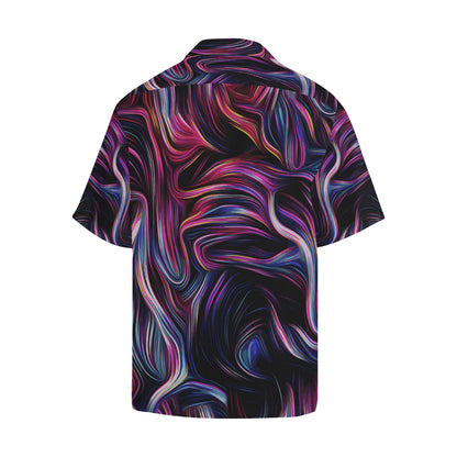 Liquid Pattern Print Design 01 Men's Hawaiian Shirt