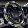 Unicorn With Wings Print Pattern Steering Wheel Cover with Elastic Edge