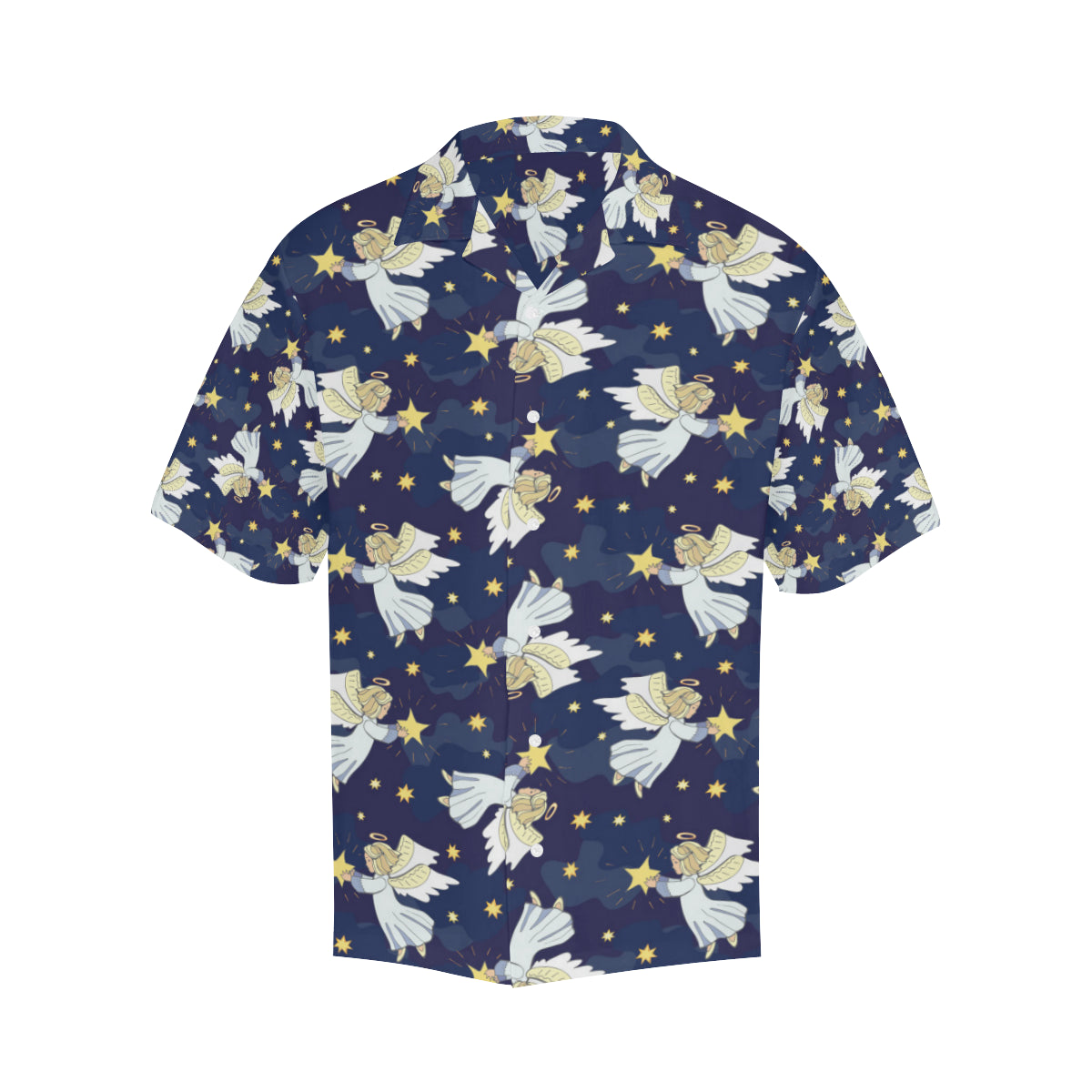 Angel Pattern Print Design 06 Men's Hawaiian Shirt
