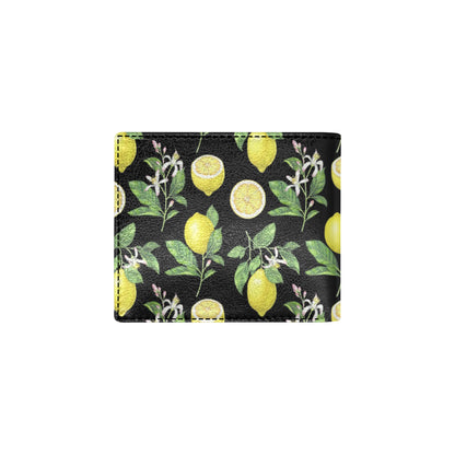 Lemon Pattern Print Design LM02 Men's ID Card Wallet