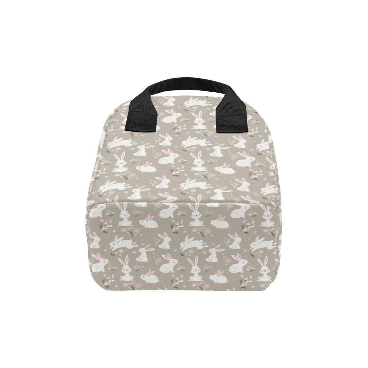 Rabbit Pattern Print Design RB03 Insulated Lunch Bag