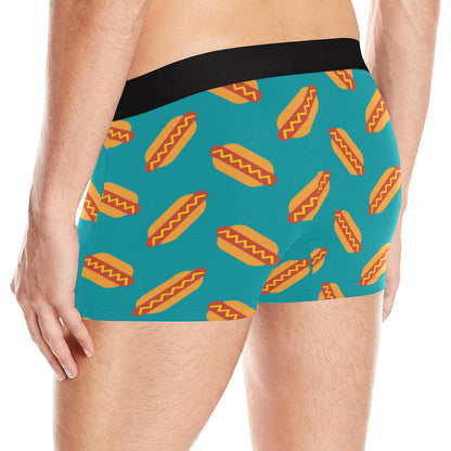 Hot Dog Pattern Print Design 03 Men's Boxer Briefs