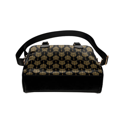 Aztec Wolf Pattern Print Design 04 Shoulder Handbag