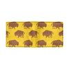 Bison Native Pattern Print Design 01 Men's ID Card Wallet