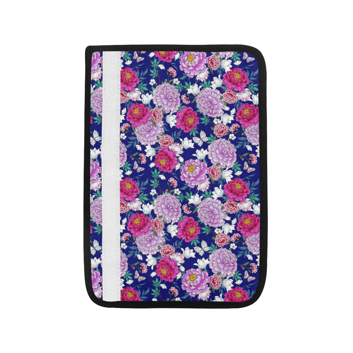 Dahlia Pattern Print Design DH013 Car Seat Belt Cover