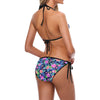 Neon Hibiscus Pattern Print Design HB016 Bikini