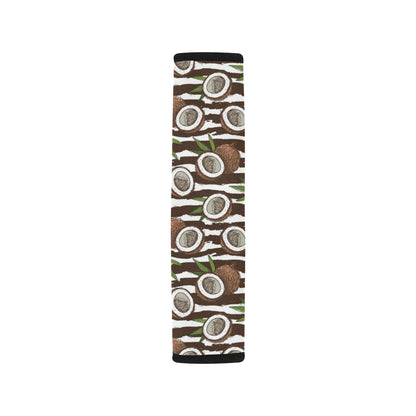Coconut Pattern Print Design CN04 Car Seat Belt Cover