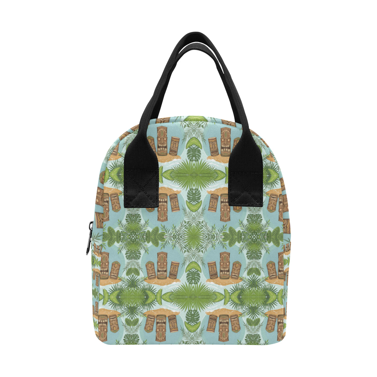 Tiki Wood Island Insulated Lunch Bag