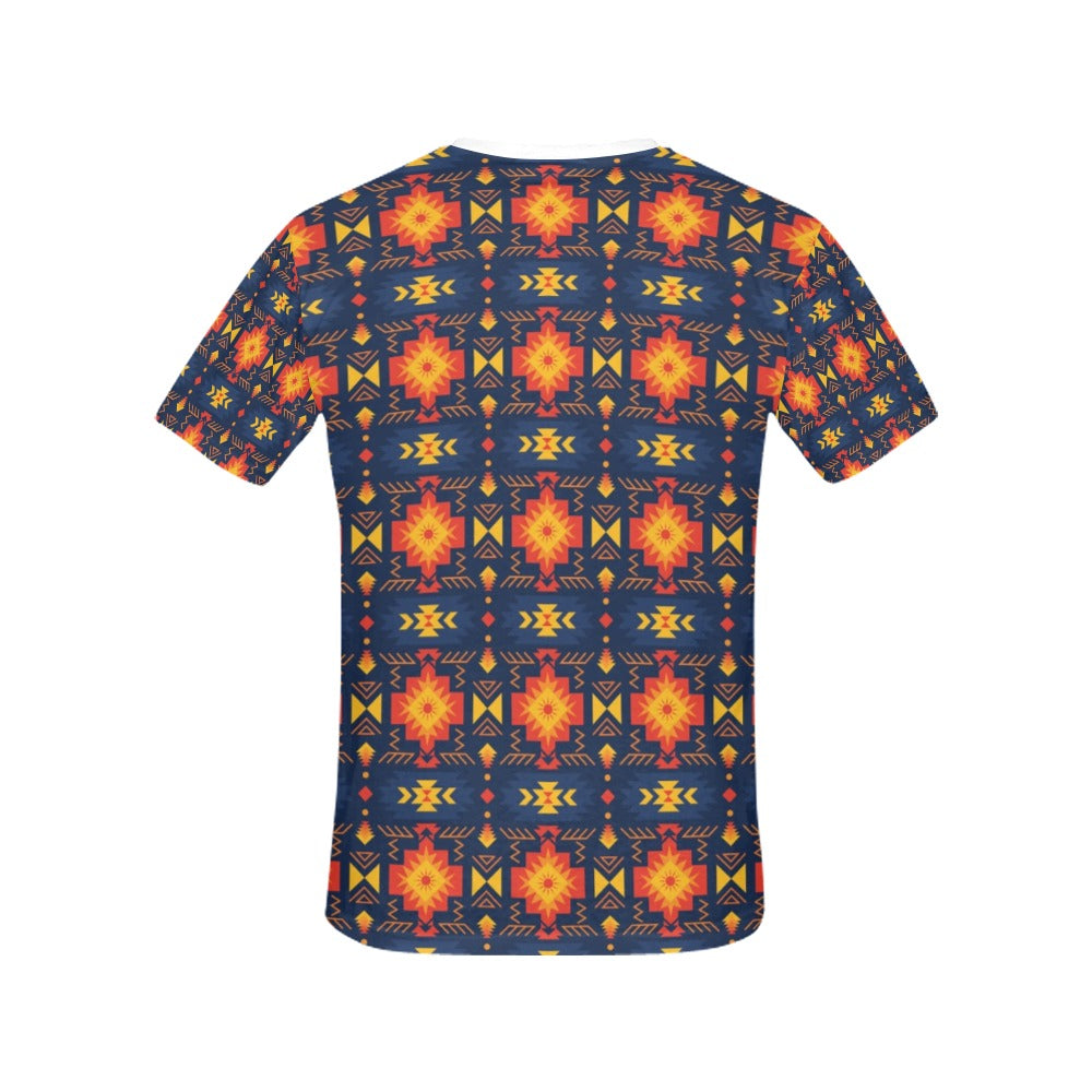 Southwest Pattern Print Design LKS307 Women's  T-shirt