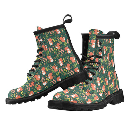 Squirrel Print Design LKS302 Women's Boots