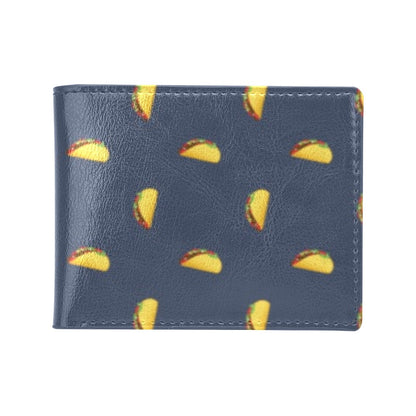 Taco Print Design LKS305 Men's ID Card Wallet
