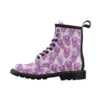 Iris Pattern Print Design IR05 Women's Boots