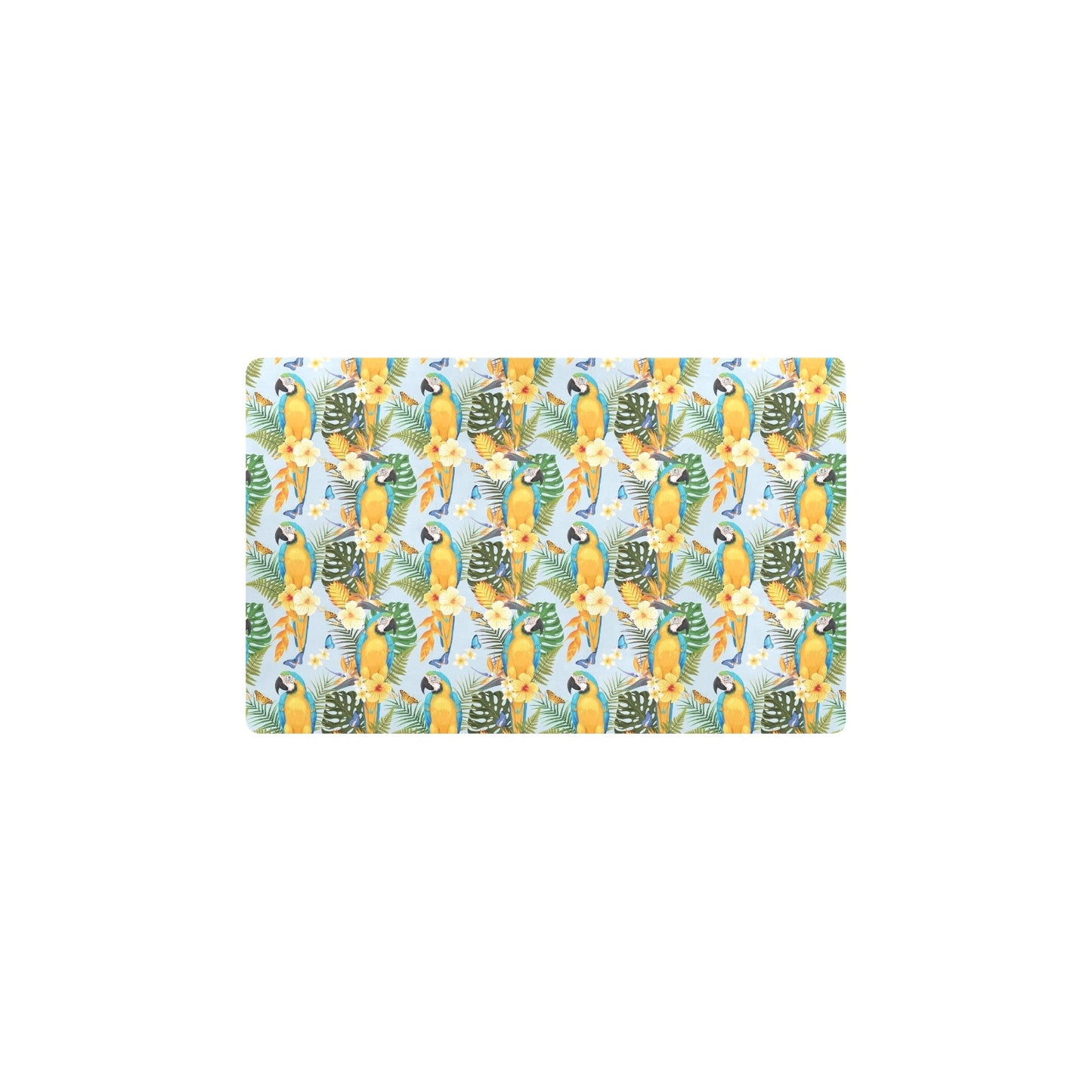 Parrot Pattern Print Design A04 Kitchen Mat