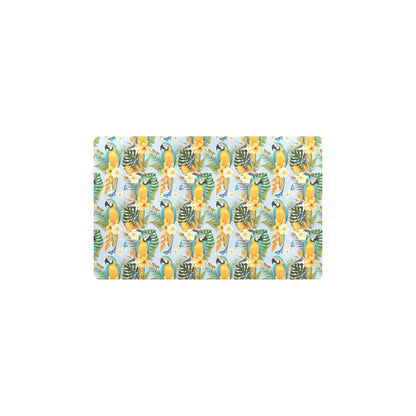 Parrot Pattern Print Design A04 Kitchen Mat