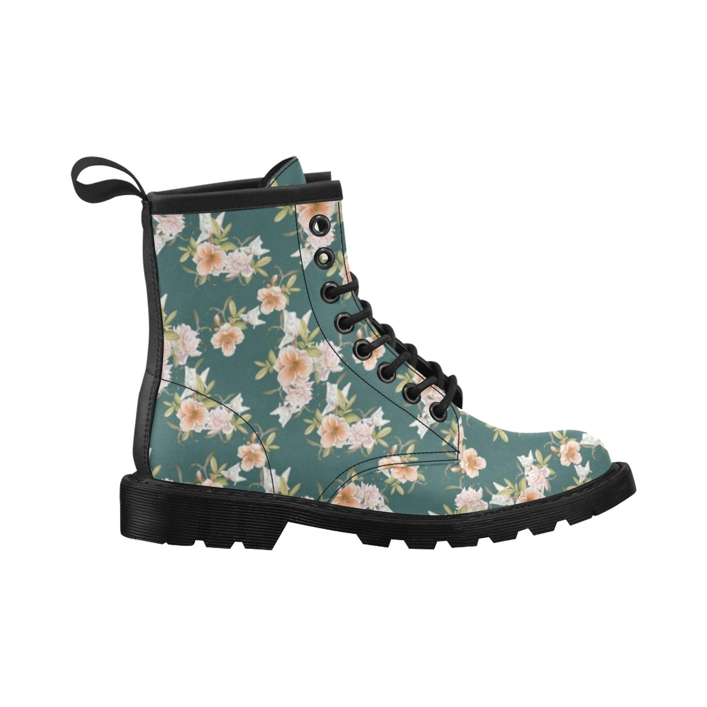 Iris Pattern Print Design IR01 Women's Boots