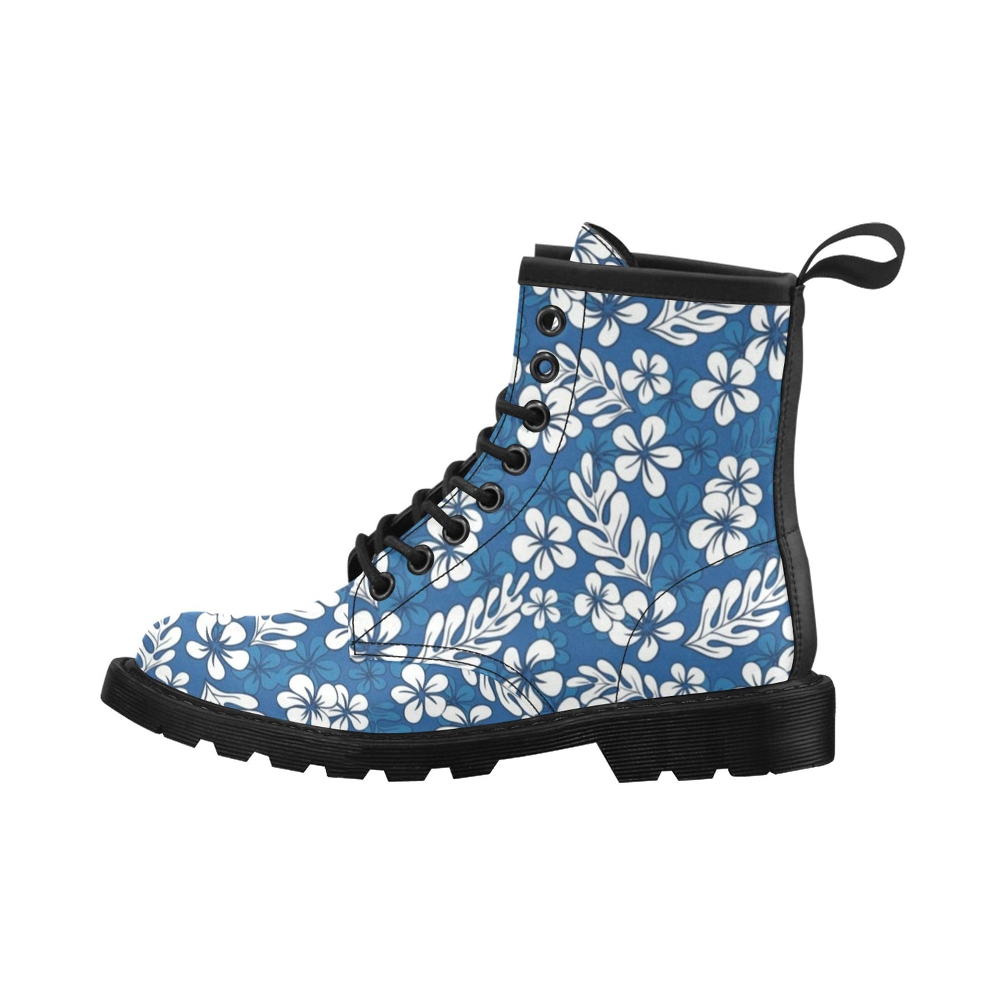 Plumeria Pattern Print Design PM015 Women's Boots